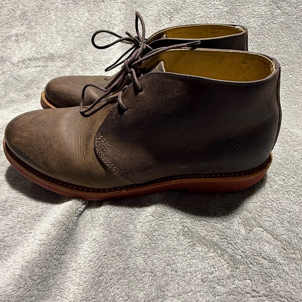 Walk-Over Chukka Leather Boots Brown Women’s US 8.5